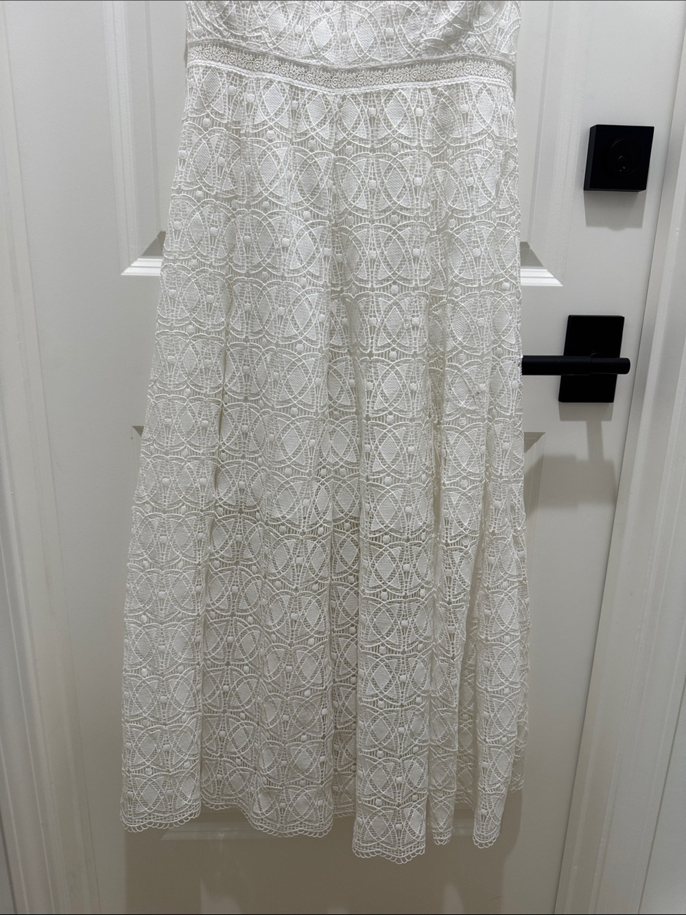 Astr White Lace Bustier Midi Dress - Picture 3 of 6